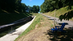 De ingang van de tunnel