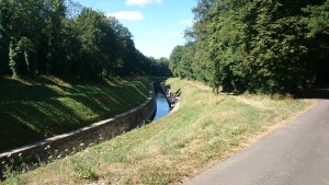 De uitgang van de tunnel