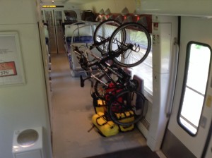 Goed geregeld: fietsen in een Franse trein